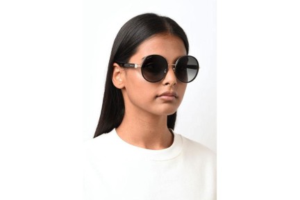 Okulary przeciwsłoneczne Jimmy Choo PAM/S 2F7/9O Okrągłe Złote