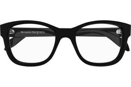Okulary korekcyjne Alexander McQueen AM0350O 002 Kwadratowe Czarne