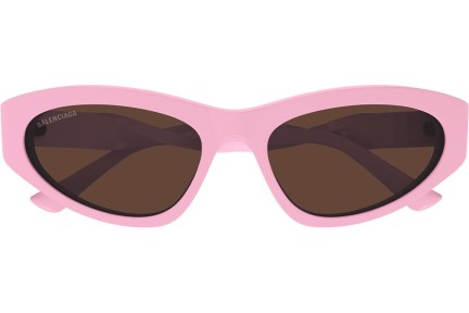 Okulary przeciwsłoneczne Balenciaga BB0207S 004 Kocie oczy Różowe
