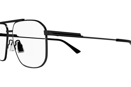 Okulary korekcyjne Bottega Veneta BV1159O 001 Pilotki (Aviator) Czarne