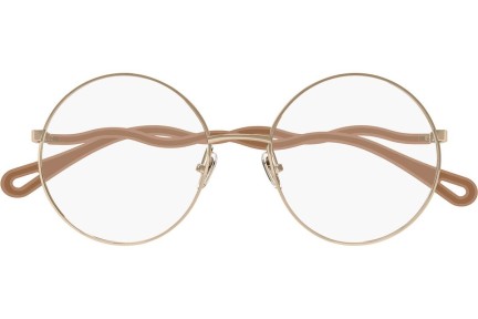 Okulary korekcyjne Chloe CH0057O 006 Okrągłe Złote
