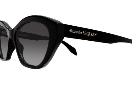 Okulary przeciwsłoneczne Alexander McQueen AM0355S 001 Kocie oczy Czarne