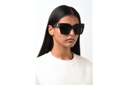 Okulary przeciwsłoneczne Jimmy Choo ELENI/G/S 807/IR Kwadratowe Czarne