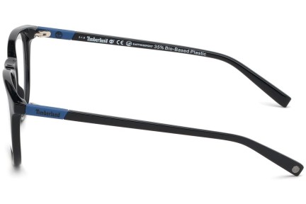 Okulary korekcyjne Timberland TB1611 001 Okrągłe Czarne