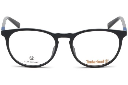 Okulary korekcyjne Timberland TB1611 001 Okrągłe Czarne