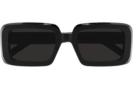 Okulary przeciwsłoneczne Saint Laurent SL534 SUNRISE 001 Prostokątne Czarne