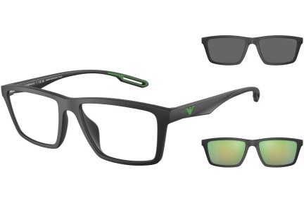 Okulary korekcyjne Emporio Armani EA4189U 50011W Prostokątne Czarne