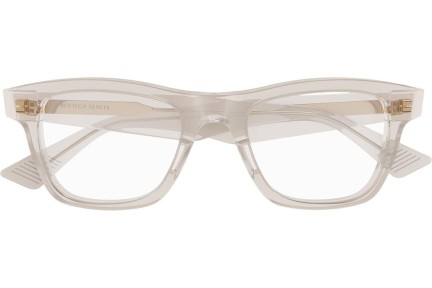 Okulary korekcyjne Bottega Veneta BV1120O 003 Kwadratowe Szare