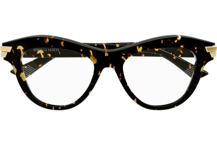 Okulary korekcyjne Bottega Veneta BV1105O 002 Kocie oczy Havana