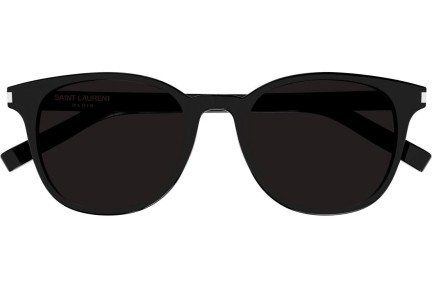 Okulary przeciwsłoneczne Saint Laurent SL527 ZOE 001 Kwadratowe Czarne