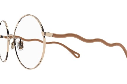 Okulary korekcyjne Chloe CH0057O 006 Okrągłe Złote