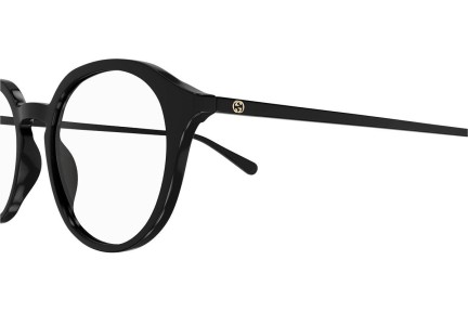 Okulary korekcyjne Gucci GG1004O 001 Okrągłe Czarne