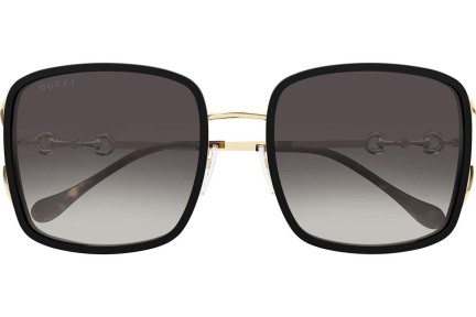 Okulary przeciwsłoneczne Gucci GG1016SK 001 Kwadratowe Czarne