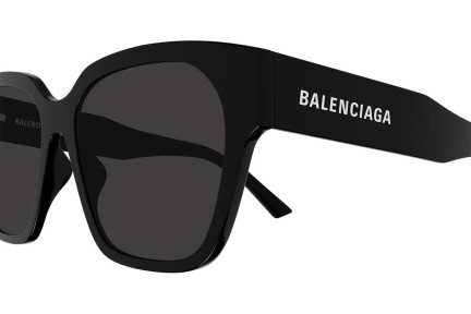 Okulary przeciwsłoneczne Balenciaga BB0215SA 001 Kwadratowe Czarne