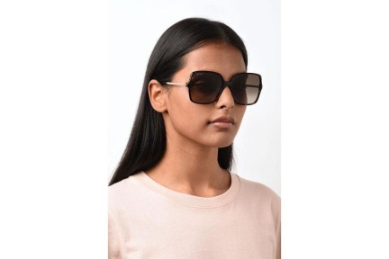 Okulary przeciwsłoneczne Jimmy Choo EPPIE/G/S 086/HA Kwadratowe Havana