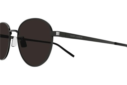 Okulary przeciwsłoneczne Saint Laurent SL533 009 Okrągłe Czarne