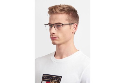 Okulary korekcyjne Tommy Hilfiger TH1917 003 Kwadratowe Czarne