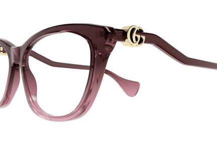 Okulary korekcyjne Gucci GG1012O 003 Kocie oczy Czerwone