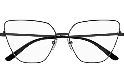 Okulary korekcyjne Balenciaga BB0170O 003 Kocie oczy Czarne