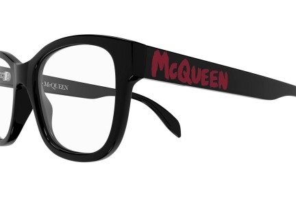 Okulary korekcyjne Alexander McQueen AM0350O 002 Kwadratowe Czarne