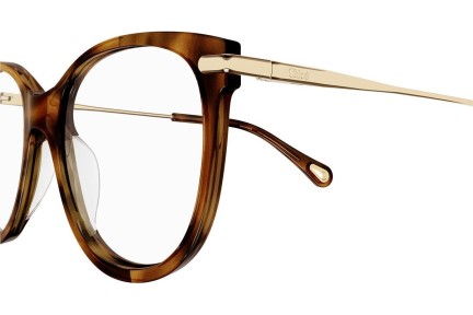 Okulary korekcyjne Chloe CH0058O 001 Kocie oczy Havana