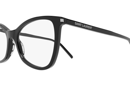 Okulary korekcyjne Saint Laurent SL478 JERRY 001 Kocie oczy Czarne