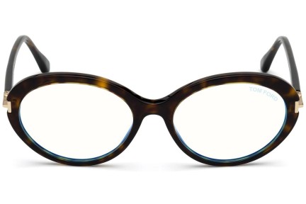 Okulary korekcyjne Tom Ford FT5675-B 052 Owalne Havana