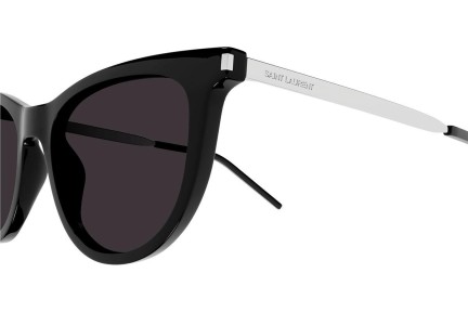Okulary przeciwsłoneczne Saint Laurent SL510 001 Kocie oczy Czarne