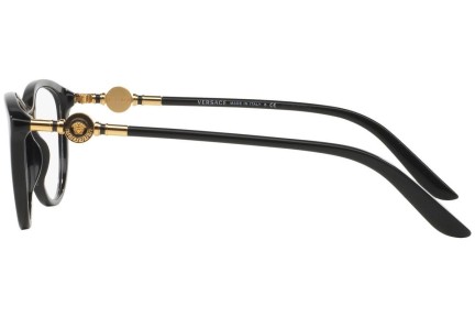 Okulary korekcyjne Versace VE3175 GB1 Kocie oczy Czarne