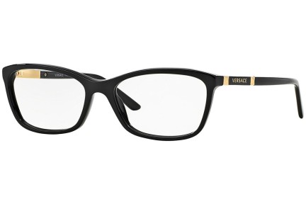 Okulary korekcyjne Versace VE3186 GB1 Prostokątne Czarne