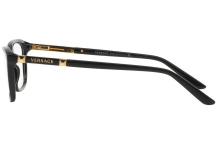 Okulary korekcyjne Versace VE3186 GB1 Prostokątne Czarne