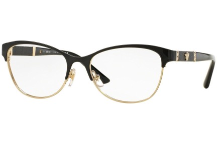 Okulary korekcyjne Versace VE1233Q 1366 Kocie oczy Czarne