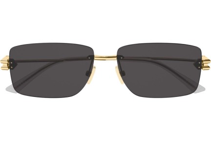 Okulary przeciwsłoneczne Bottega Veneta BV1126S 002 Prostokątne Złote