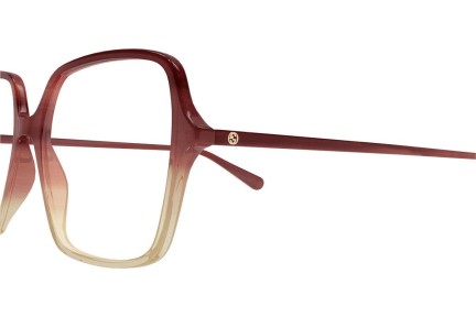 Okulary korekcyjne Gucci GG1003O 004 Kwadratowe Czerwone