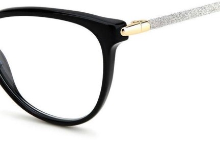 Okulary korekcyjne Jimmy Choo JC330 807 Kocie oczy Czarne