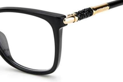 Okulary korekcyjne Jimmy Choo JC294/G 807 Kwadratowe Czarne