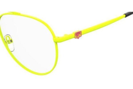 Okulary korekcyjne Chiara Ferragni CF1009 40G Pilotki (Aviator) Żółte