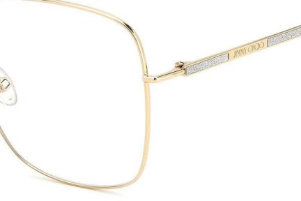 Okulary korekcyjne Jimmy Choo JC366/F 83I Kwadratowe Złote