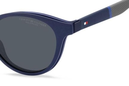 Glasses Tommy Hilfiger TH1902/CS PJP/C3 Polarized Okrągłe Niebieskie