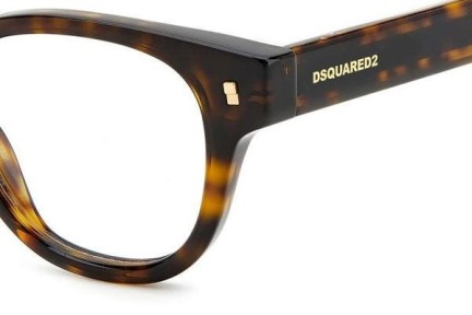 Okulary korekcyjne Dsquared2 D20057 086 Okrągłe Havana