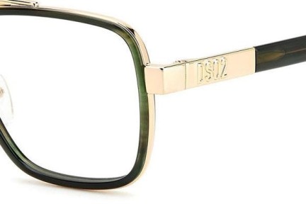 Okulary korekcyjne Dsquared2 D20064 PEF Pilotki (Aviator) Złote