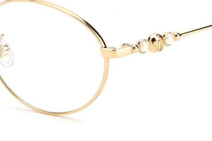 Okulary korekcyjne Jimmy Choo JC340/G 06J Okrągłe Złote