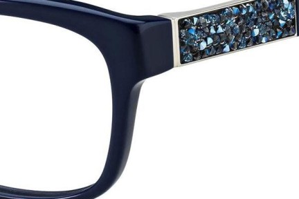 Okulary korekcyjne Jimmy Choo JC110 2KV Kwadratowe Niebieskie