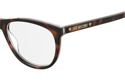 Okulary korekcyjne Love Moschino MOL524 05L Okrągłe Havana