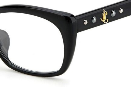 Okulary korekcyjne Jimmy Choo JC346/F 807 Prostokątne Czarne