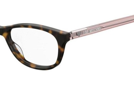 Okulary korekcyjne Love Moschino MOL544 086 Prostokątne Havana