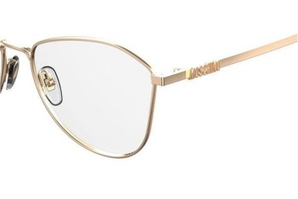 Okulary korekcyjne Moschino MOS520 000 Kocie oczy Złote
