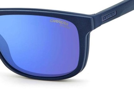 Okulary korekcyjne Carrera CARRERA8053/CS PJP/5X Polarized Kwadratowe Niebieskie