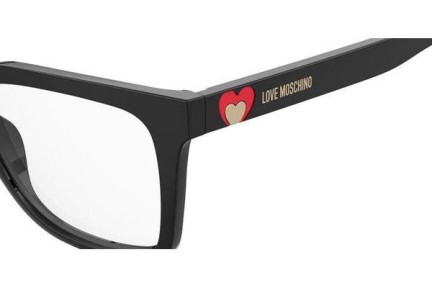 Okulary korekcyjne Love Moschino MOL603 807 Prostokątne Czarne