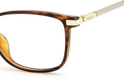 Glasses Polaroid PLDD460/G 086 Kwadratowe Havana